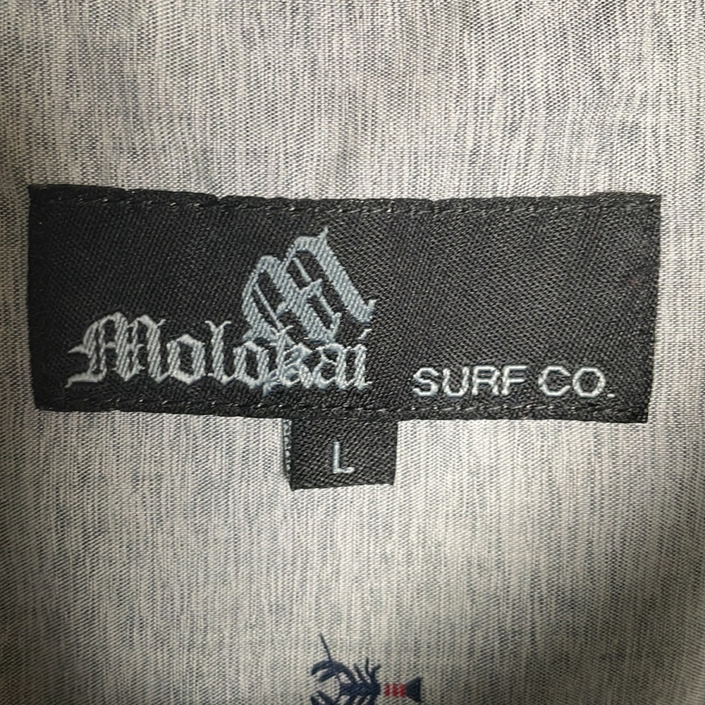 Molokai Surf Comens Casual Button Down Shirt - image 2